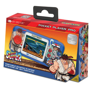 Super Street Fighter II Pocket Player Pro Portable Gaming System (2 Games In 1) - PLAYSTATION/NINTENDO/GAMEBOY/XBOX - Beattys of Loughrea