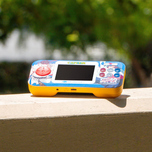 Super Street Fighter II Pocket Player Pro Portable Gaming System (2 Games In 1) - PLAYSTATION/NINTENDO/GAMEBOY/XBOX - Beattys of Loughrea