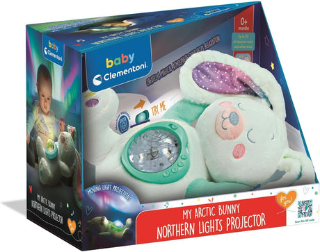 Northern Lights Arctic Bunny Projector Plush - BABY TOYS - Beattys of Loughrea
