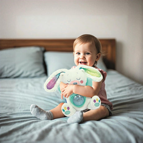 Northern Lights Arctic Bunny Projector Plush - BABY TOYS - Beattys of Loughrea