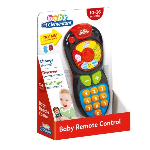 Baby Clementoni My First Remote Control - BABY TOYS - Beattys of Loughrea