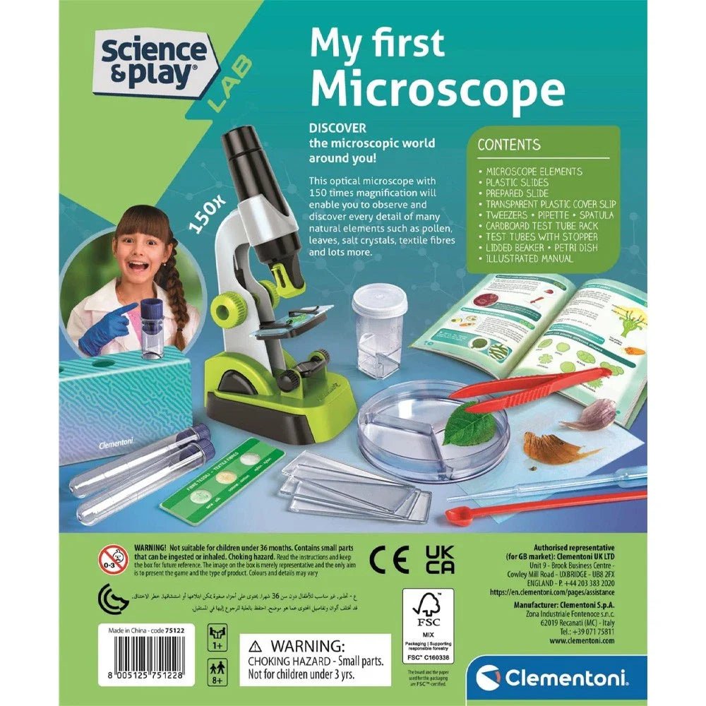 Clementoni My First Microscope - Beattys of Loughrea | www.beattys.ie