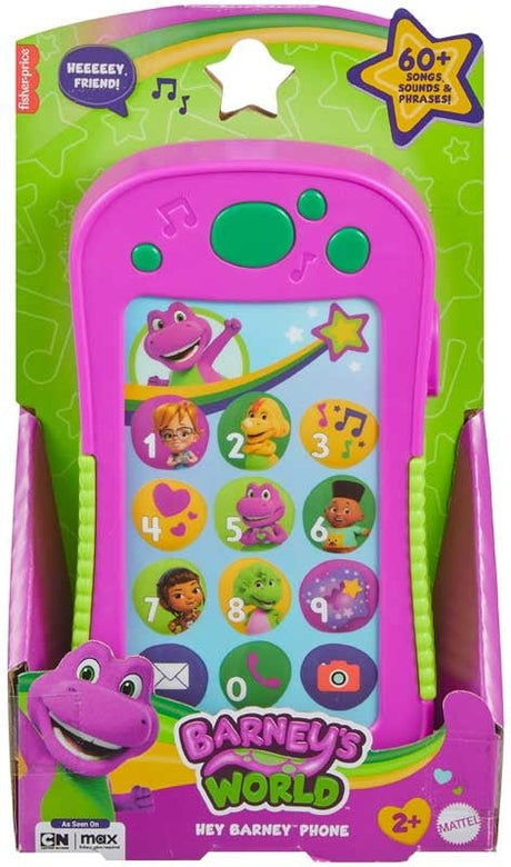 Fisher Price Barneys World Hey Barney Phone - BABY TOYS - Beattys of Loughrea