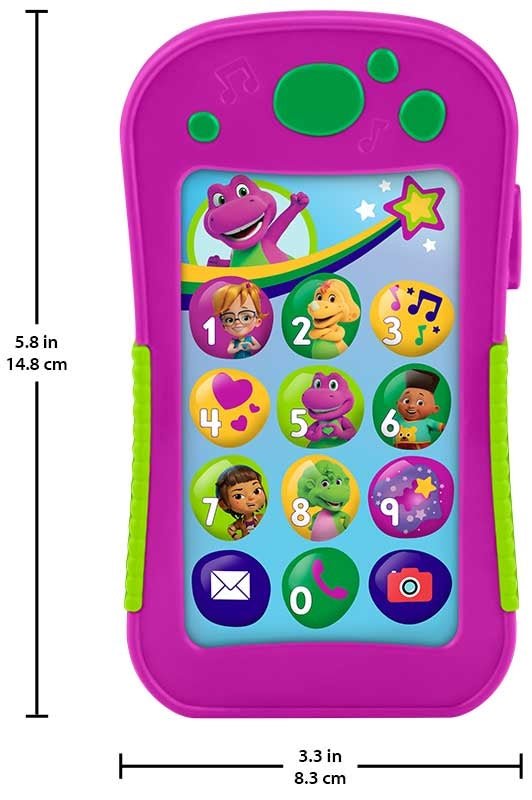 Fisher Price Barneys World Hey Barney Phone - BABY TOYS - Beattys of Loughrea