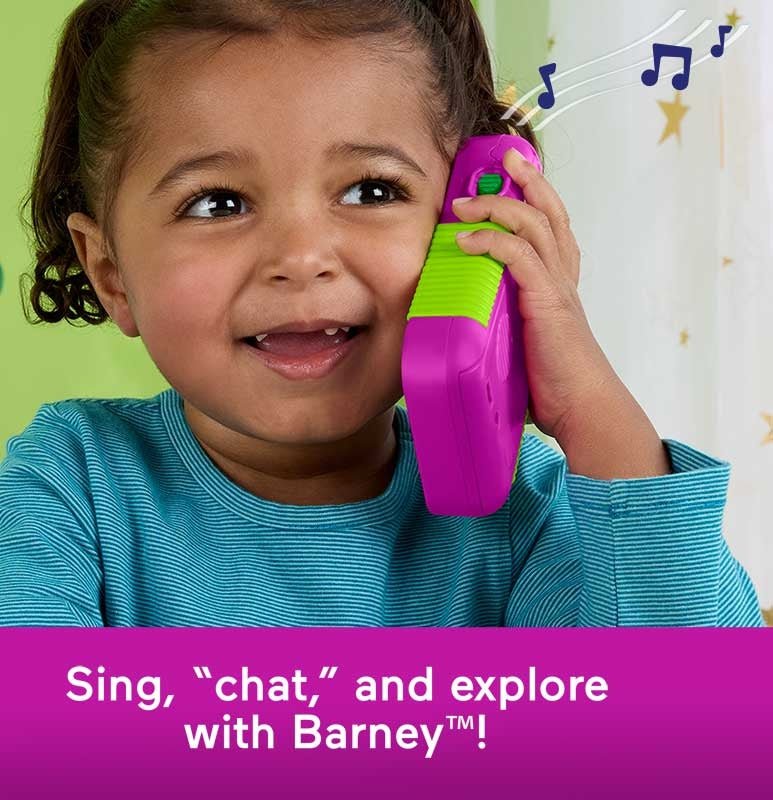 Fisher Price Barneys World Hey Barney Phone - BABY TOYS - Beattys of Loughrea