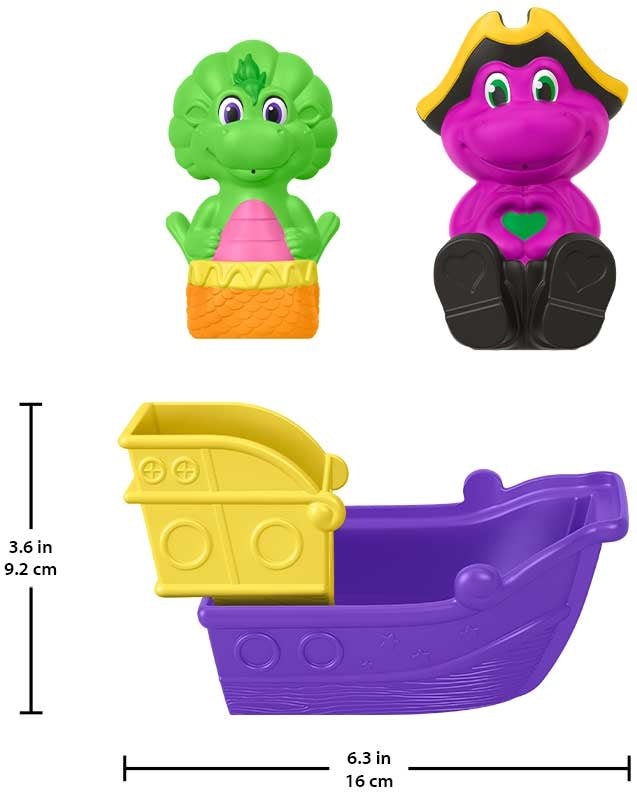 Fisher Price Barney's World Pirate Ship - BABY TOYS - Beattys of Loughrea
