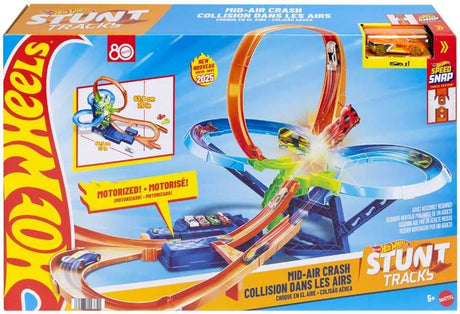 Hot Wheels Stunt Tracks Mid - air Crash - CARS/GARAGE/TRAINS - Beattys of Loughrea
