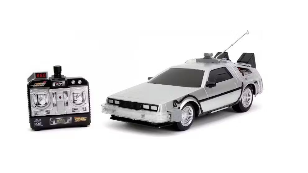Back to the Future Time Machine DeLorean Remote Control Vehicle 1:16 Scale