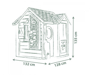 Smoby Life Garden House - SWINGS/SLIDE OUTDOOR GAMES - Beattys of Loughrea