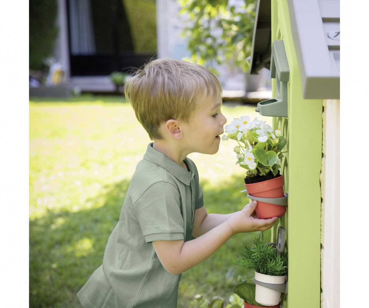 Smoby Life Garden House - SWINGS/SLIDE OUTDOOR GAMES - Beattys of Loughrea