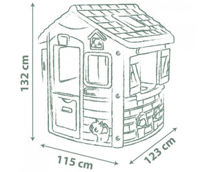 Smoby Life Jura Lodge Playhouse - SWINGS/SLIDE OUTDOOR GAMES - Beattys of Loughrea
