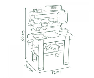 Smoby Life Mud Kitchen - SWINGS/SLIDE OUTDOOR GAMES - Beattys of Loughrea