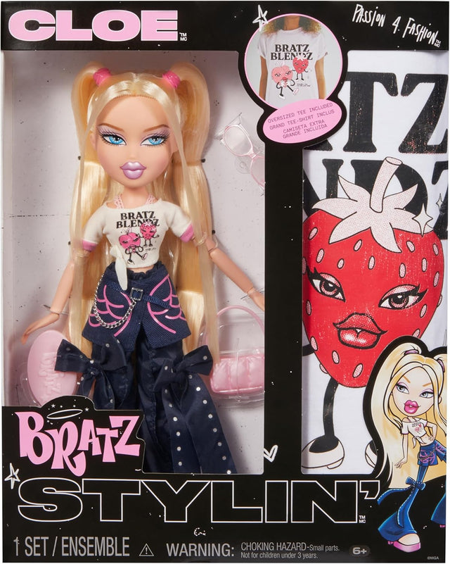 Bratz Stylin' Cloe - Fashion Doll with Customisable T-Shirt - Beattys of Loughrea | www.beattys.ie