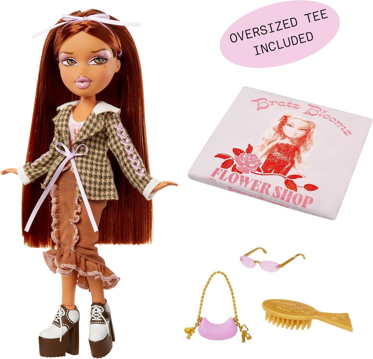 Bratz Stylin' Yasmin - Fashion Doll with Customisable T-Shirt - Beattys of Loughrea | www.beattys.ie