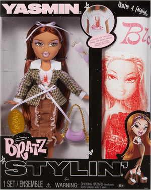 Bratz Stylin' Yasmin - Fashion Doll with Customisable T-Shirt - Beattys of Loughrea | www.beattys.ie