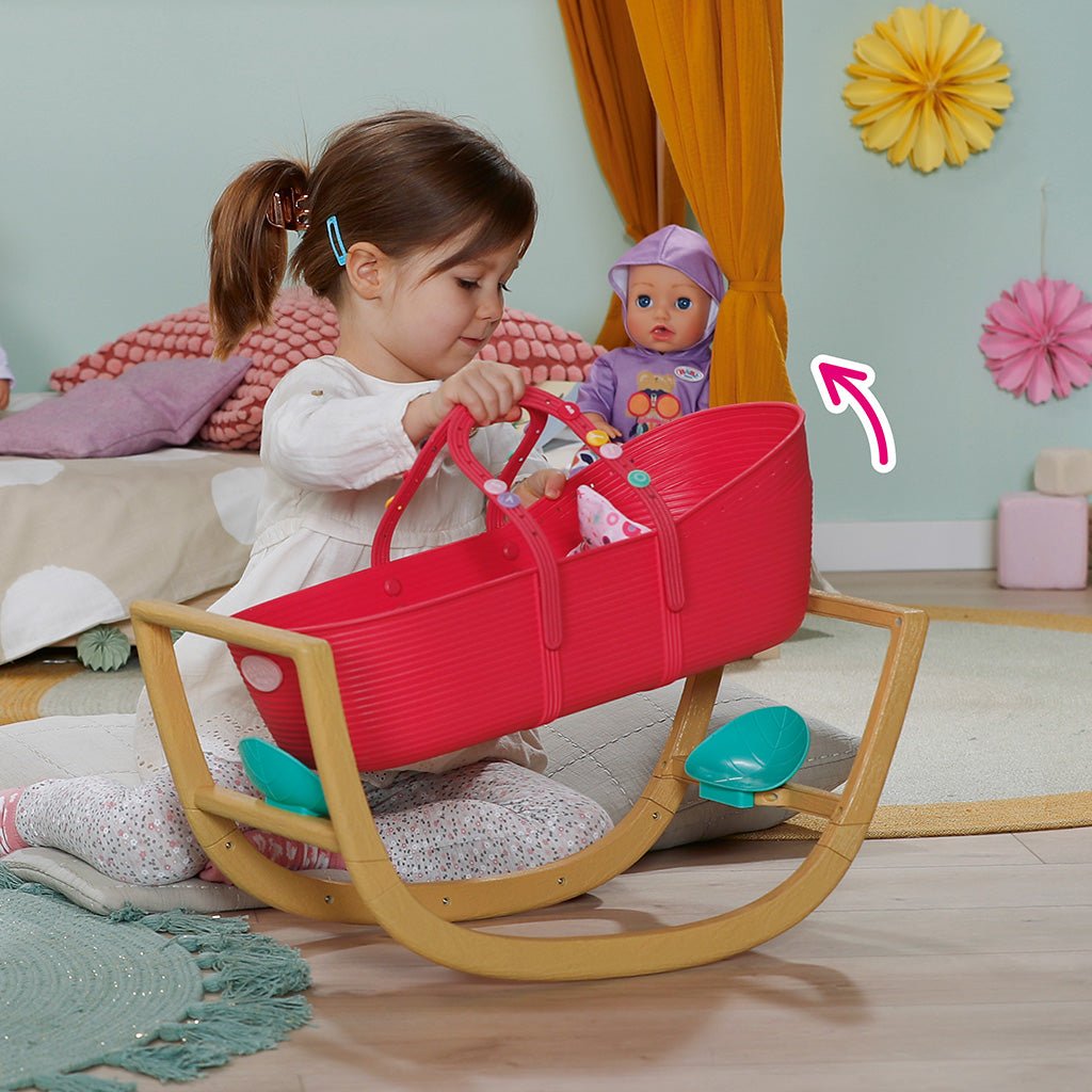 Baby Born 3 - In - 1 Bassinet With Rocking Stand - DOLLS - FAMOSA/ZAPF - Beattys of Loughrea