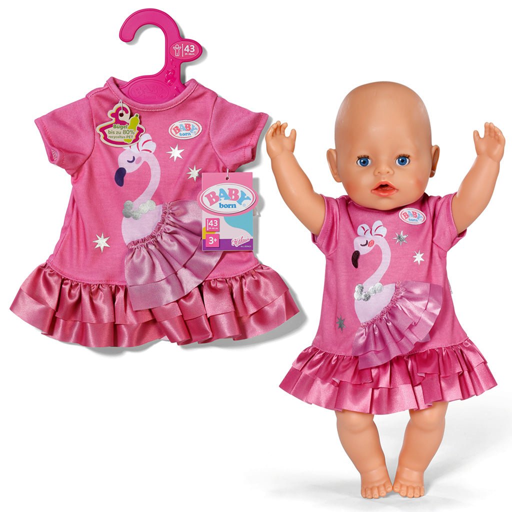 Baby Born Flamingo Dress - DOLLS - FAMOSA/ZAPF - Beattys of Loughrea