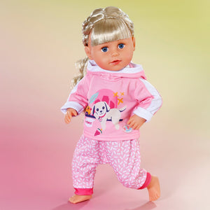 Baby Born Jogging Suit Pink 43cm - DOLLS - FAMOSA/ZAPF - Beattys of Loughrea