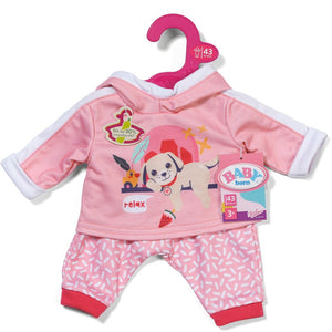 Baby Born Jogging Suit Pink 43cm - DOLLS - FAMOSA/ZAPF - Beattys of Loughrea
