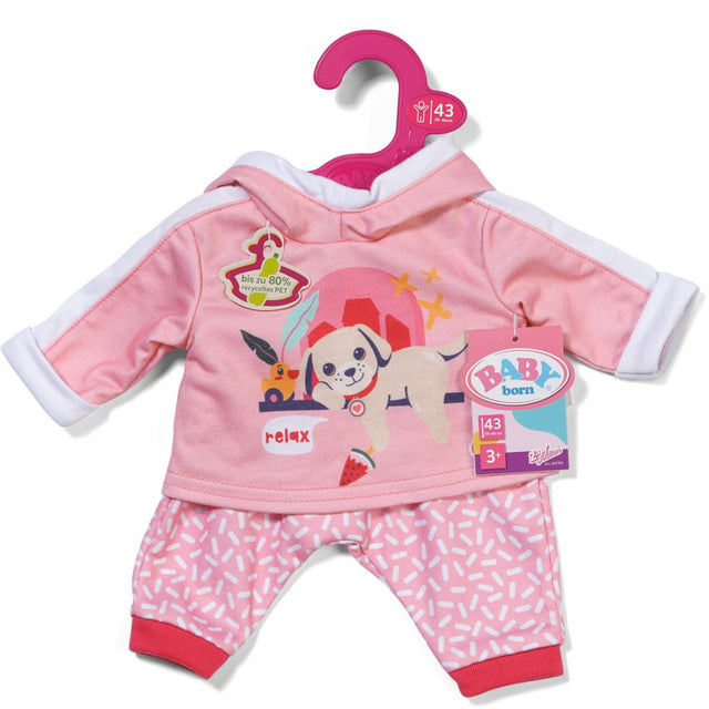 Baby Born Jogging Suit Pink 43cm - DOLLS - FAMOSA/ZAPF - Beattys of Loughrea