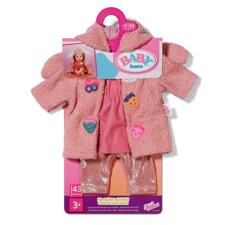 Baby Born Coat Set With Dress 43cm - DOLLS - FAMOSA/ZAPF - Beattys of Loughrea