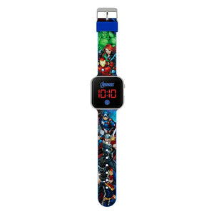 Disney Marvel Avengers Blue Strap LED Watch - VTECH/EDUCATIONAL - Beattys of Loughrea