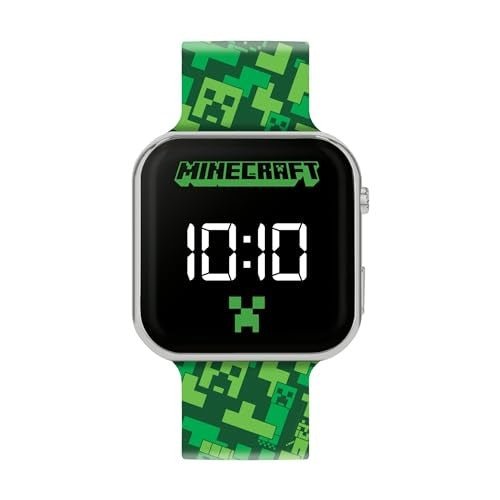Minecraft Creeper LED Watch with Printed Character Strap - VTECH/EDUCATIONAL - Beattys of Loughrea