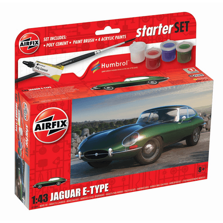 Airfix Starter Set Jaguar E-Type A55009 - ART & CRAFT/MAGIC/AIRFIX - Beattys of Loughrea