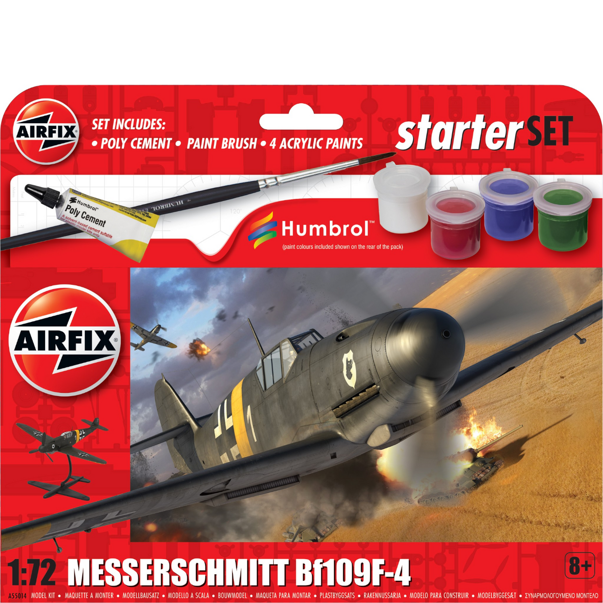 Airfix Starter Set Messerschmitt Bf109F-4 A55014