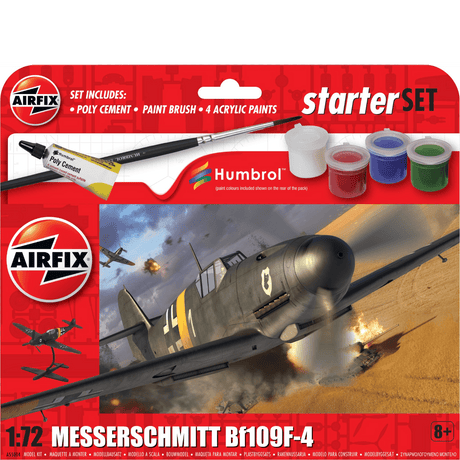Airfix Starter Set Messerschmitt Bf109F-4 A55014 - ART & CRAFT/MAGIC/AIRFIX - Beattys of Loughrea