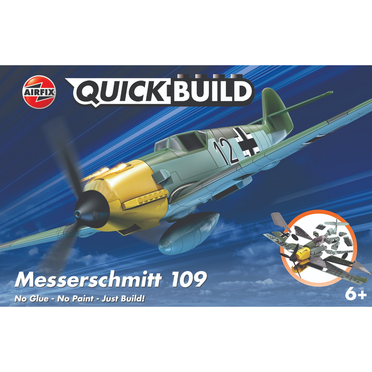 Airfix QUICKBUILD Messerschmitt Bf109 J6001