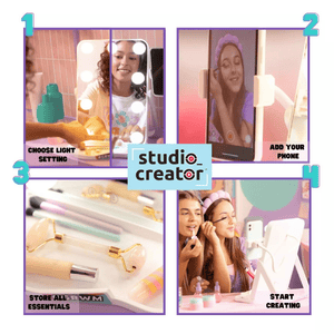 Studio Creator Get Ready With Me HollyWood Mirror - ART & CRAFT/MAGIC/AIRFIX - Beattys of Loughrea