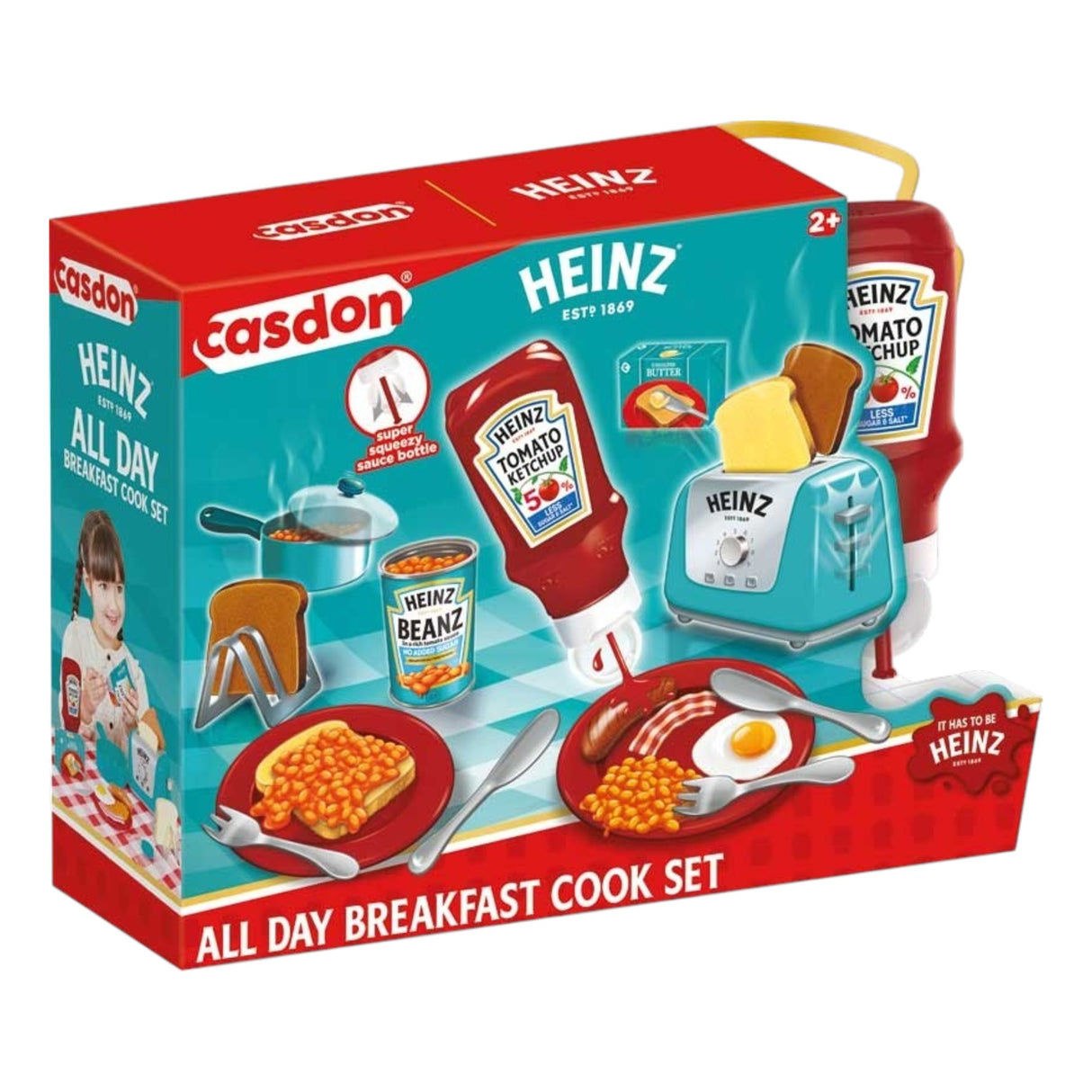 Casdon Toy Heinz All-Day Breakfast Cook Set - ROLE PLAY - Beattys of Loughrea