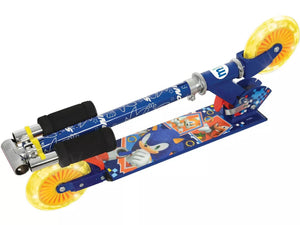 Sonic Folding Inline Scooter with Light up Wheels - GO KART/SCOOTER/ROCKING HORSE - Beattys of Loughrea
