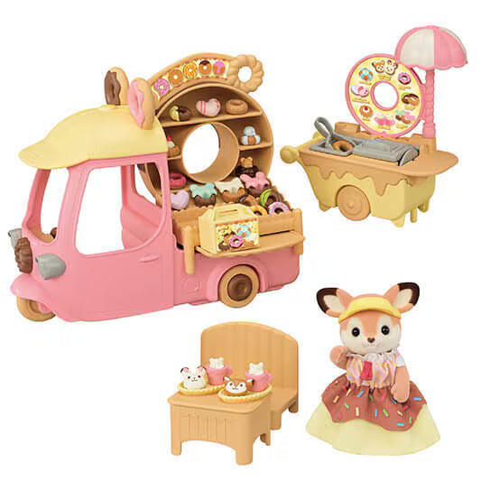 Sylvanian Families Dip Dip Donuts Wagon