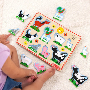 Melissa and Doug Farm Animals Sound Puzzle - JIGSAWS - Beattys of Loughrea
