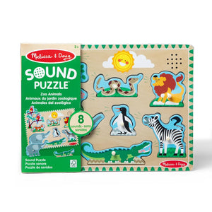Melissa and Doug Zoo Animal Sound Puzzle - JIGSAWS - Beattys of Loughrea