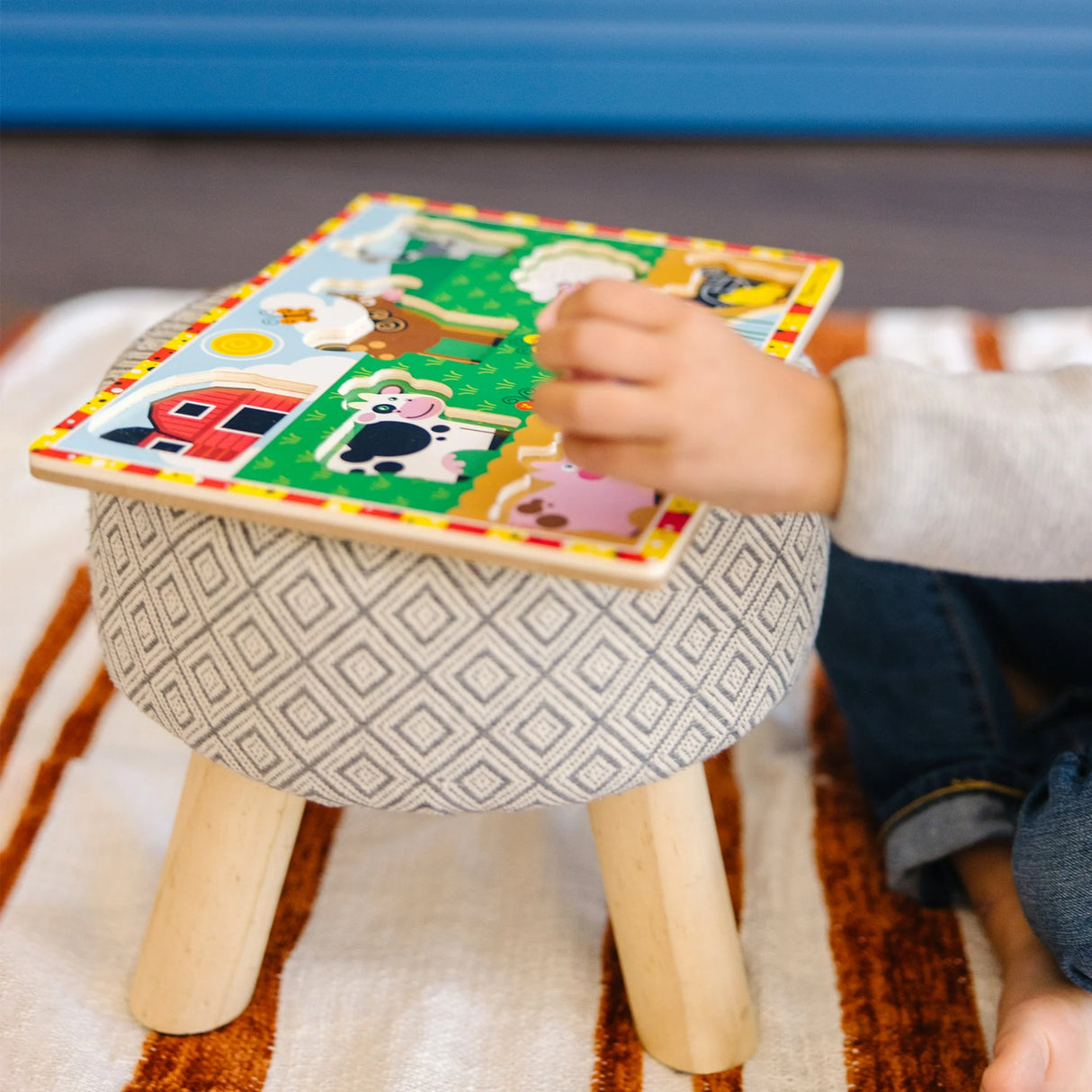 Melissa & Doug Farm Wooden Chunky Puzzle - JIGSAWS - Beattys of Loughrea