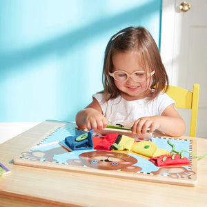 Melissa & Doug Wooden Basic Skills Puzzle Board - BABY TOYS - Beattys of Loughrea
