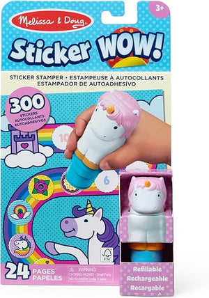 Sticker WOW! Activity Pad & Sticker Stamper – Unicorn - ART & CRAFT/MAGIC/AIRFIX - Beattys of Loughrea
