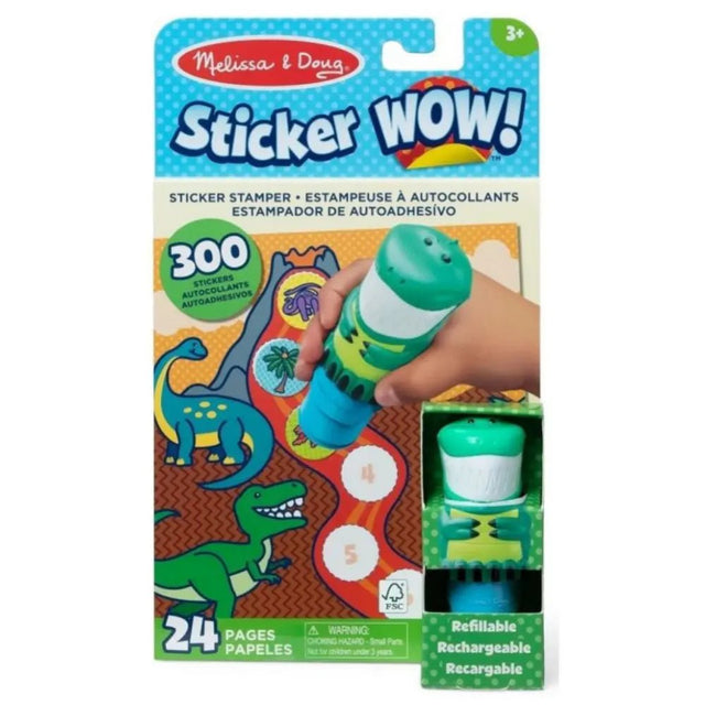 Sticker WOW! Activity Pad & Sticker Stamper – Dinosaur - ART & CRAFT/MAGIC/AIRFIX - Beattys of Loughrea