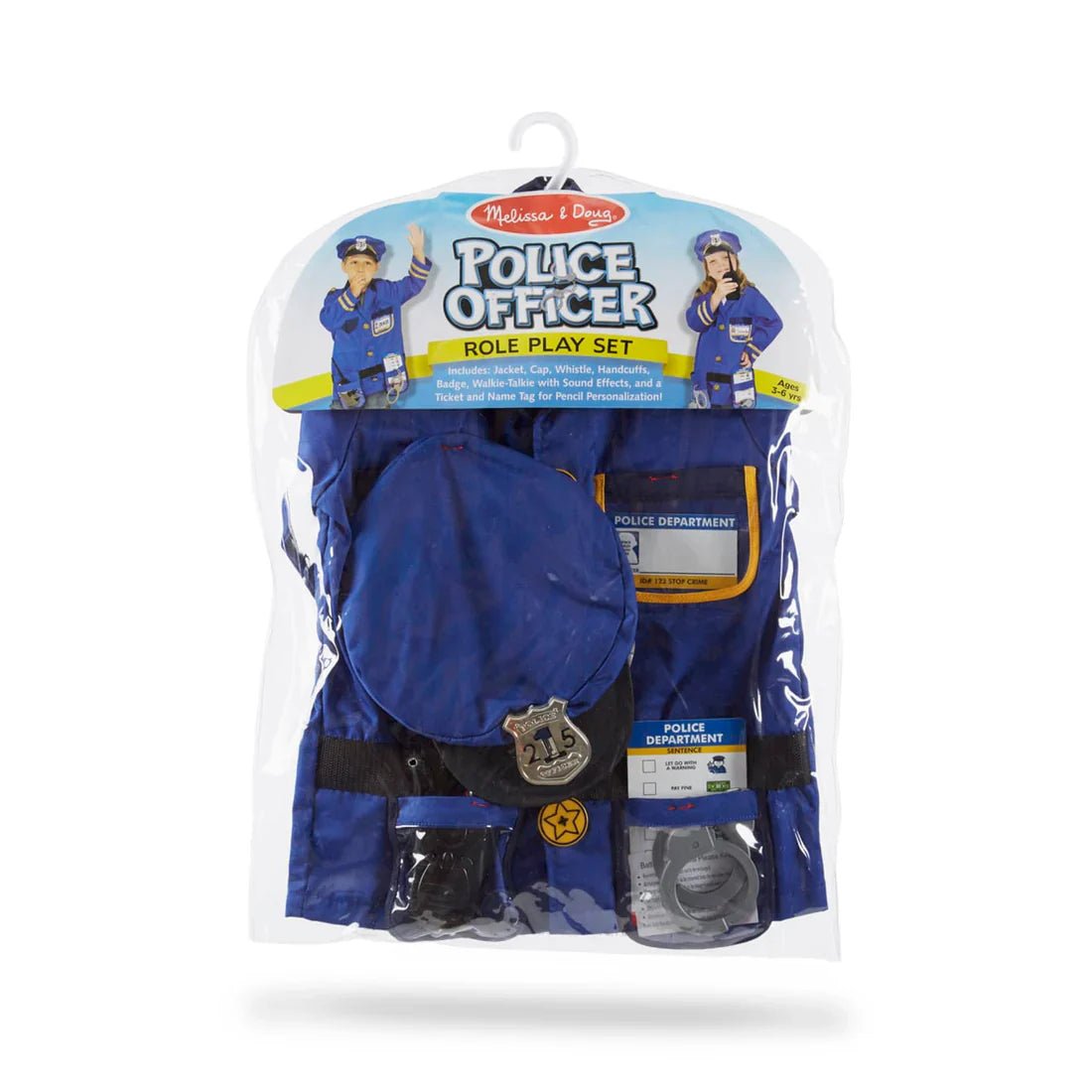 Melissa & Doug Police Officer Roleplay Costume - ROLE PLAY - Beattys of Loughrea