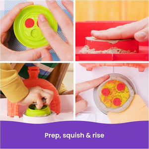 Kinetic Sand Squish Pizza Set - ART & CRAFT/MAGIC/AIRFIX - Beattys of Loughrea