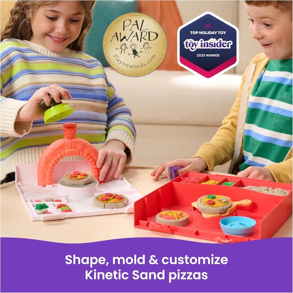 Kinetic Sand Squish Pizza Set - ART & CRAFT/MAGIC/AIRFIX - Beattys of Loughrea
