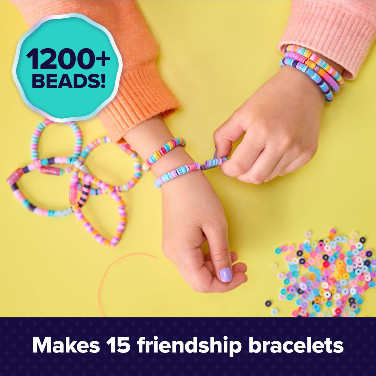 Cool Maker Stack'd Heishi Bracelet Studio Bracelet Making Kit - ART & CRAFT/MAGIC/AIRFIX - Beattys of Loughrea