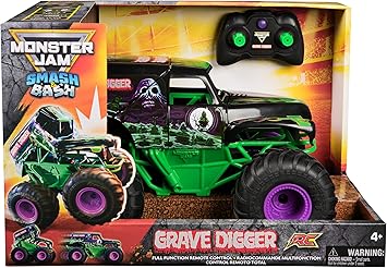 Smash & Bash Grave Digger RC - CARS/GARAGE/TRAINS - Beattys of Loughrea