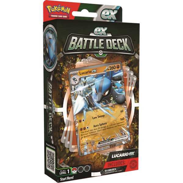 Pokémon TCG: Lucario and Ampharos EX Battle Deck - HALLOWEEN, PKT MONEY, JOKE - Beattys of Loughrea