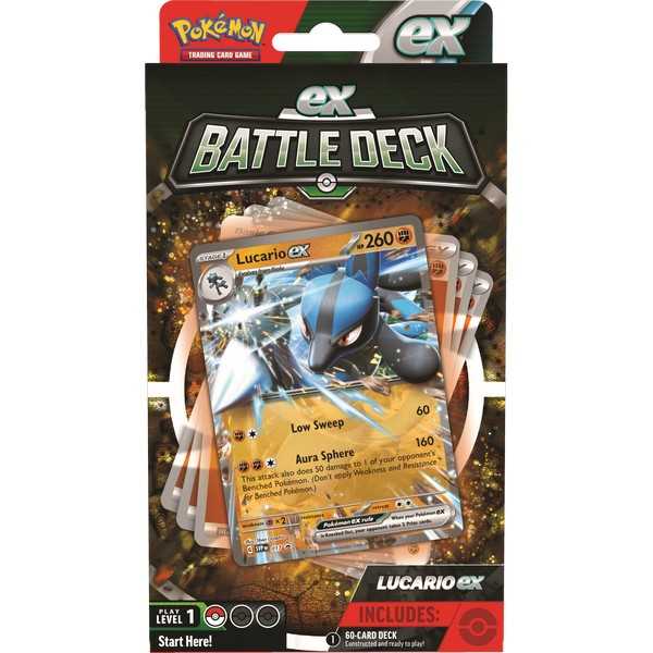 Pokémon TCG: Lucario and Ampharos EX Battle Deck - HALLOWEEN, PKT MONEY, JOKE - Beattys of Loughrea
