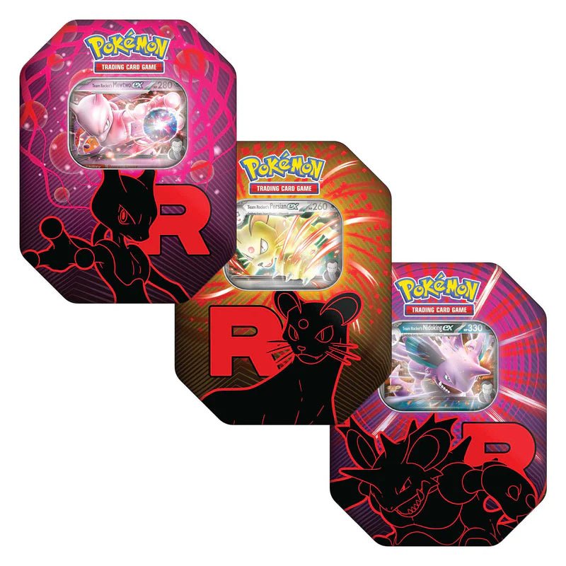 Pokémon TCG: Team Rocket Tin - HALLOWEEN, PKT MONEY, JOKE - Beattys of Loughrea