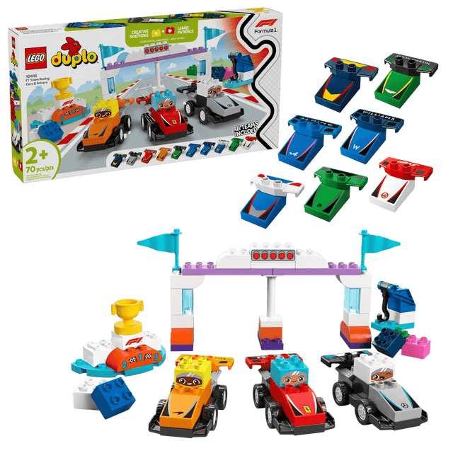 Lego 10445 Duplo F1 Team Race Cars & Drivers - CONSTRUCTION - LEGO/KNEX ETC - Beattys of Loughrea
